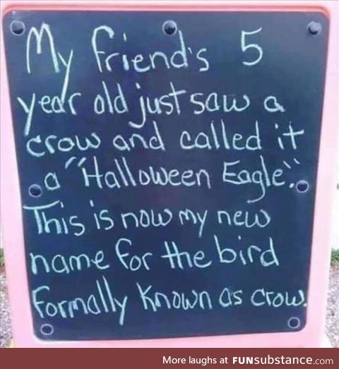 Halloween eagle