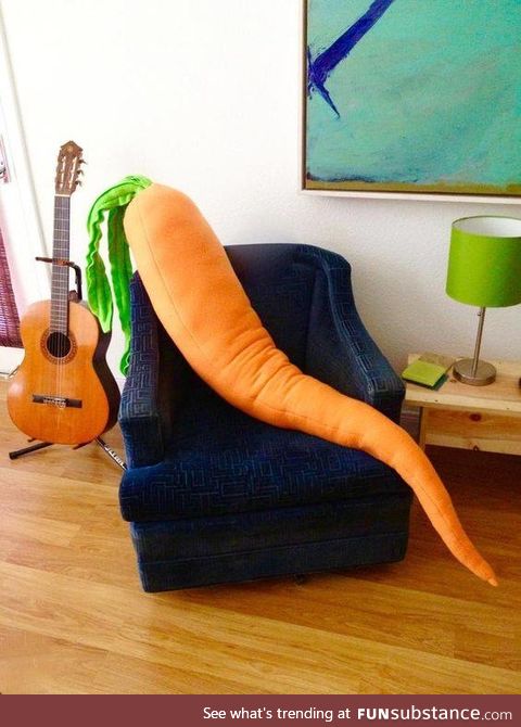 When youre not a full on couch potato, more like a chair carrot!