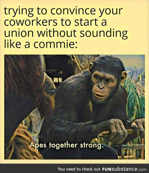 Apes together strong