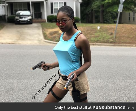 My lara croft cosplay