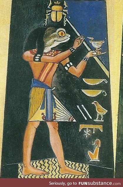 Frogs in Fiction #35/Spooktober 2020 - Kek (Egyptian Mythology)