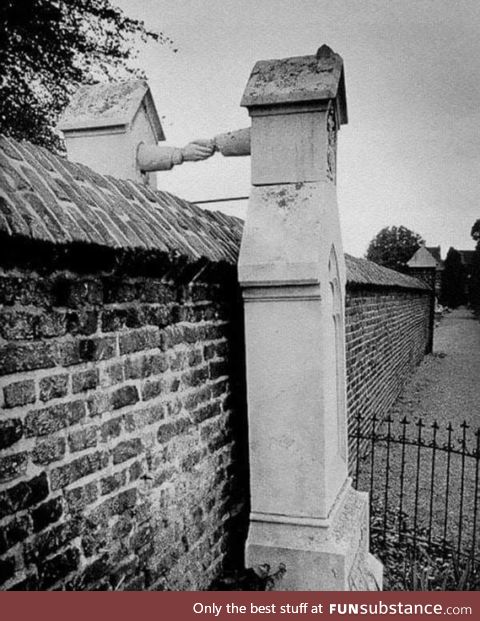 Graves of a Catholic woman and her Protestant husband who weren't allowed to be buried