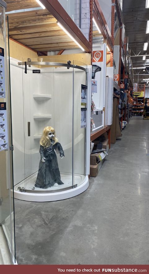 Relocating Home Depot Halloween decorations