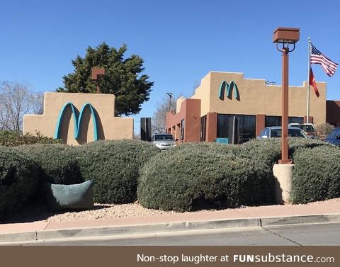 The city of Sedona, Arizona has placed restrictions on this McDonalds because they feared