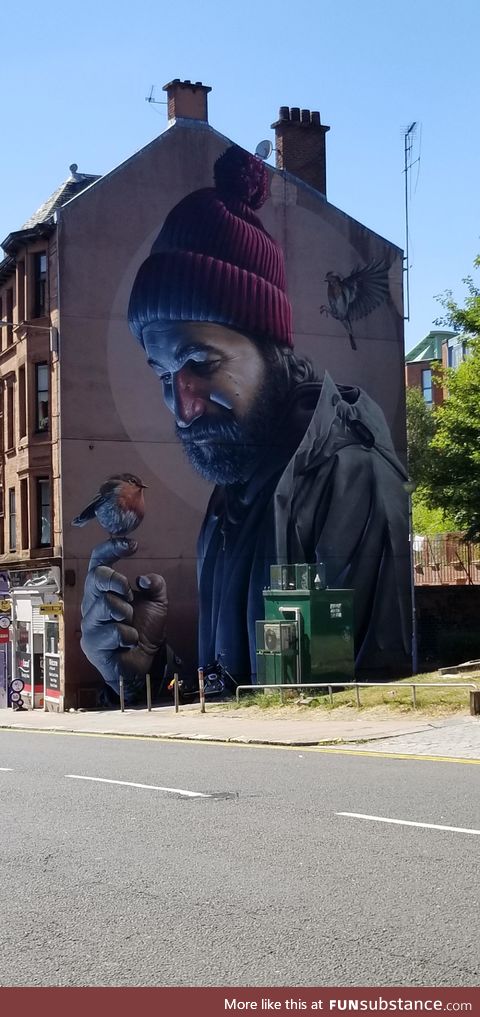 A mural I came across in Glasgow, Scotland