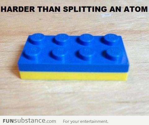 Legos: Harder than splitting an atom