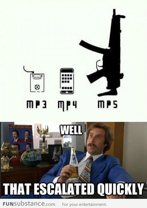 MP3... MP4... MP5