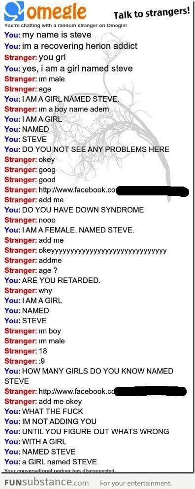 I am a girl named Steve