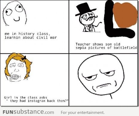 Le me in history class when this happens