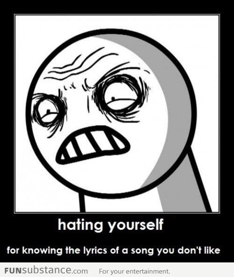 Hating yourself