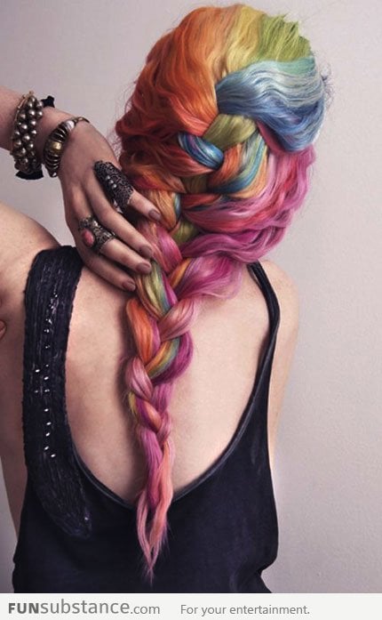 Awesome Rainbow Hair