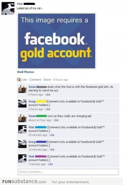 Facebook Gold Account