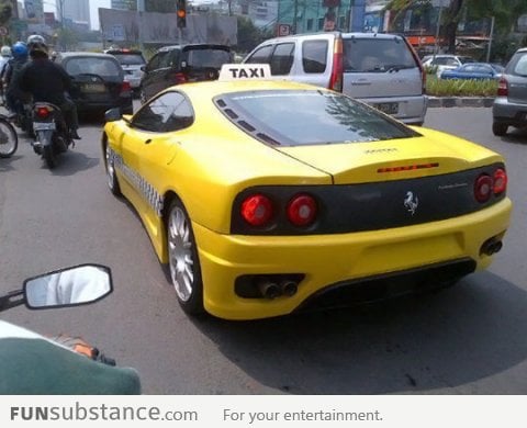 Indonesia takes taxi services to a whole new level