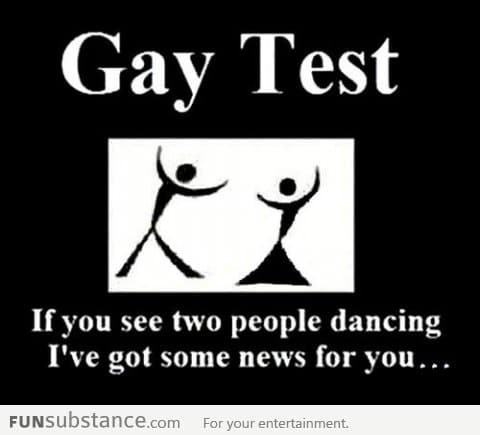 The gay test