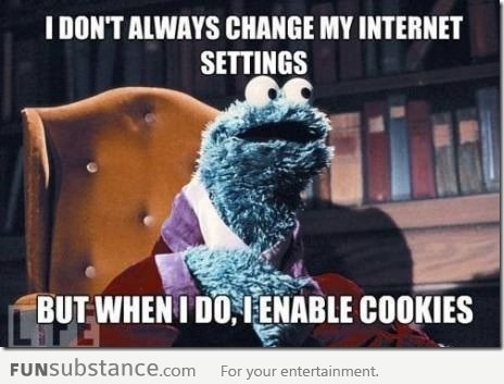 Enabling cookies for your Internet