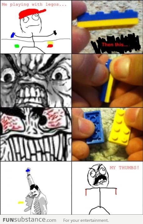 Le me playing with legos and this happens