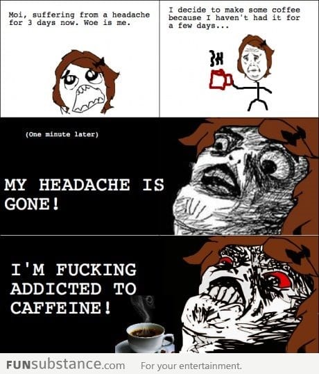 Being addicted to Caffeine