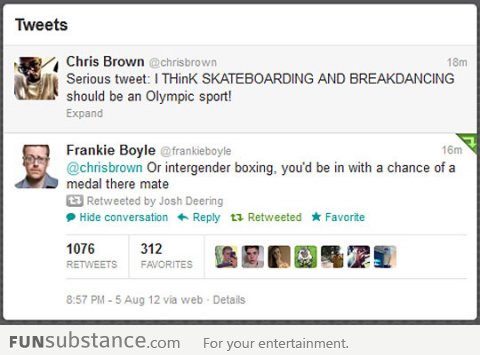 Chris Brown On The Olympics