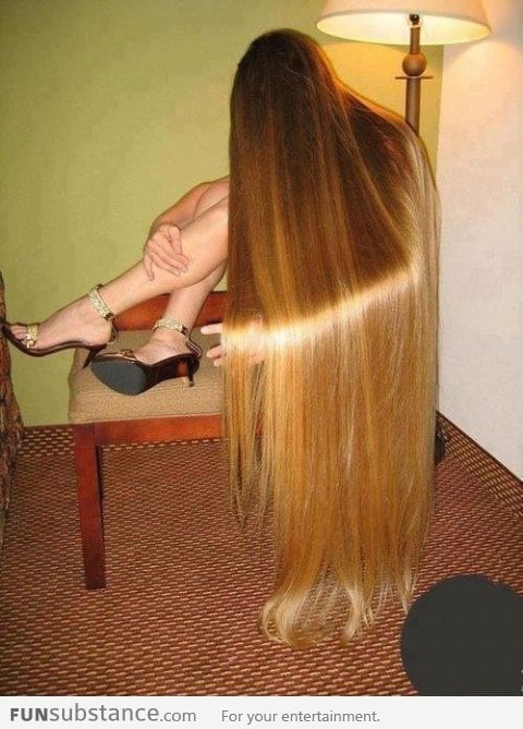 Ridiculously long hair