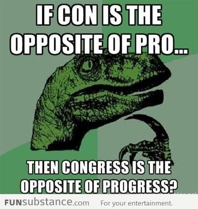 The opposite of Progress