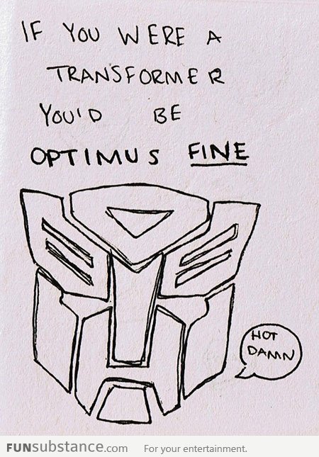 Transformer pick up line