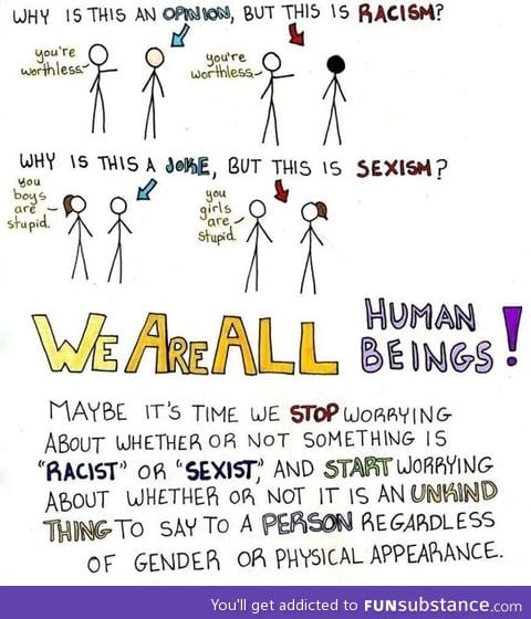 We are all human beings