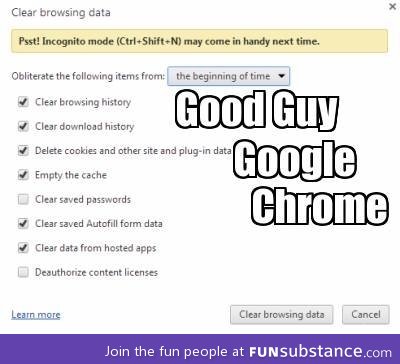 Good guy google chrome