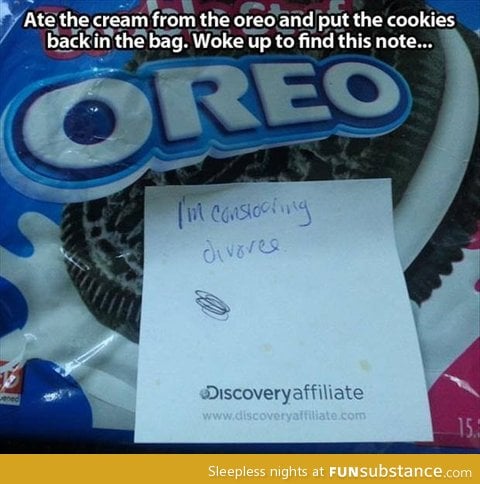 Don't mess with people and their Oreos