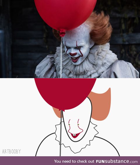My fan art. Pennywise the Dancing Clown. I did my best! Hope you like "It"