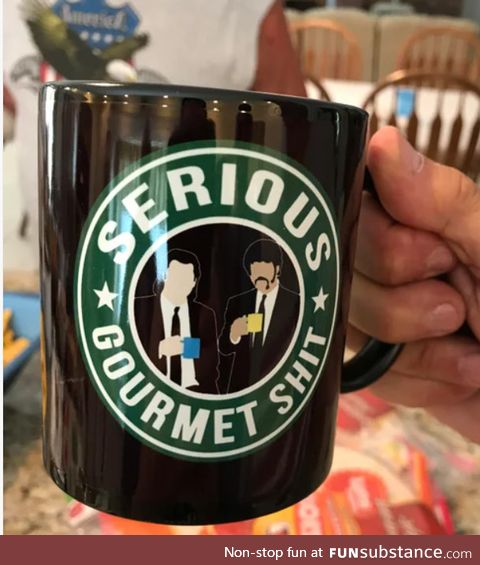 A friend gifted this coffee cup to my dad
