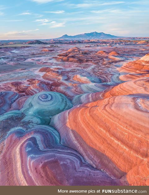 A beautiful and colorful landscape in St.George, Utah
