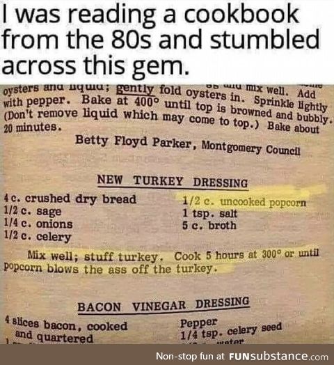 Happy Thanksgiving, here's a little TG recipe!
