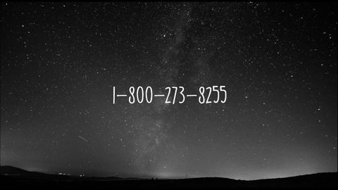 1-800-273-8255 - The National Suicide Prevention Hotline (MusicSubstance)