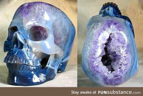 Amazing amethyst skull