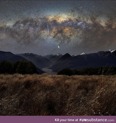 Stars and mountains and stuff in New Zealand