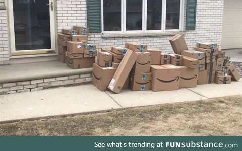 Save all your amazon boxes over the coming year and next Christmas put all of them