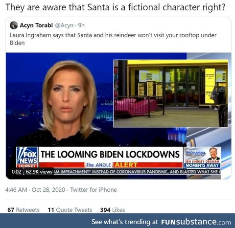 No Santa for you! - the Santa nazi, probably