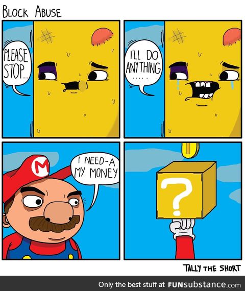 Mario got really abusive