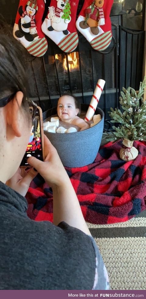 My wife has officially lost it during this years Christmas photos