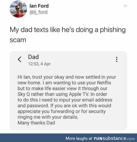 Parental scammer