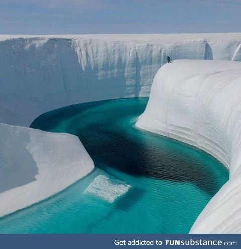 Ice Canyon in Greenland