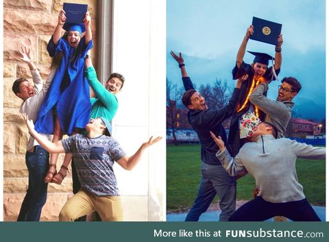 From my high school graduation to my college graduation, my brotherly support system has