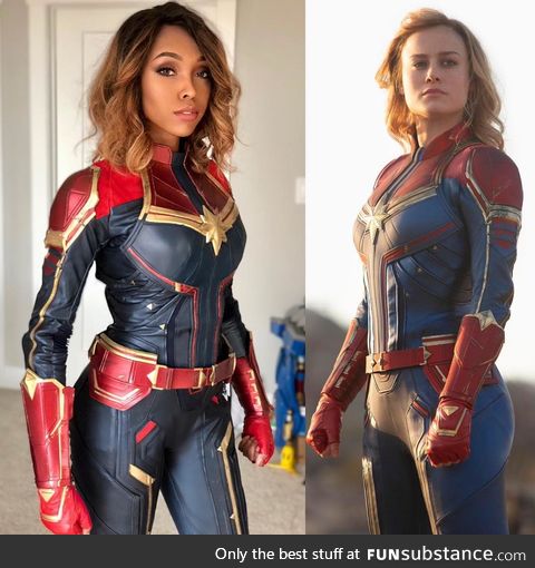 Crazy good Captain Marvel cosplay
