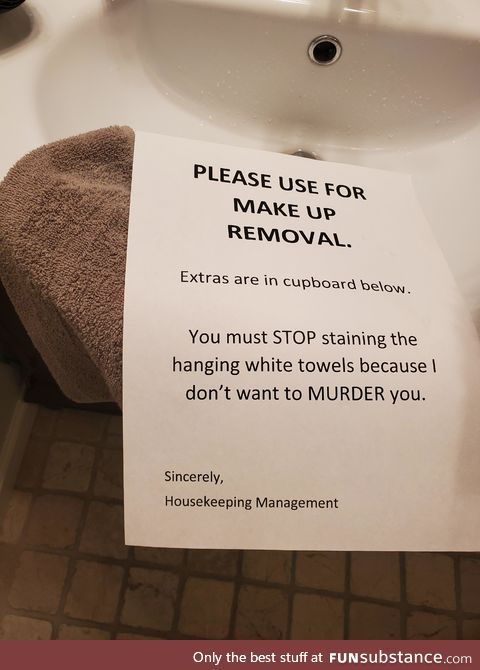 I found this from my husband in the bathroom lol