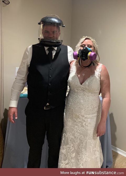 Even though 90% of our guests couldn’t make it to our wedding because of covid19, we