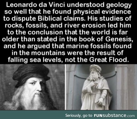 Da Vinci was quite the geographer