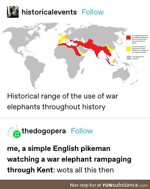 War Elephants on parade