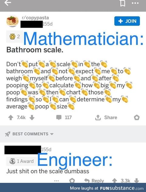 Engineers are the jocks of the math world