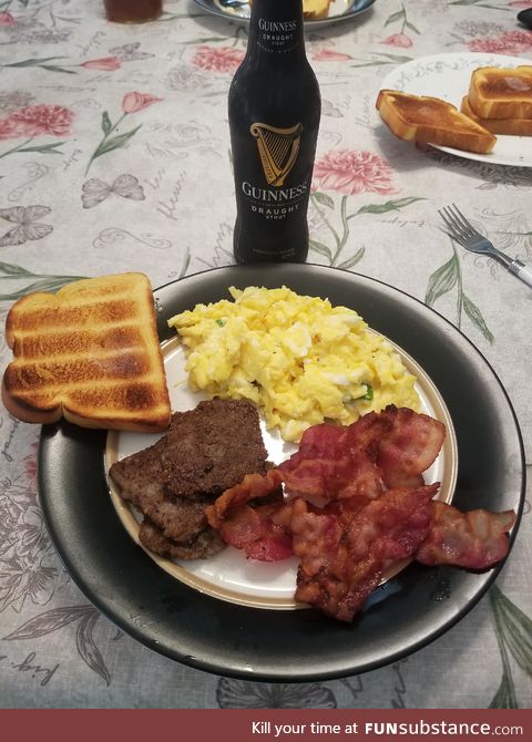 Birthday Breakfast my wife cooked for me