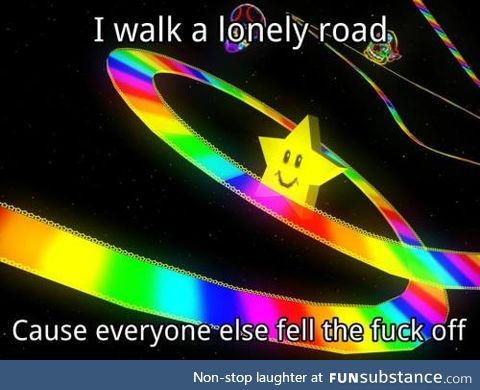 I walk a lonely road